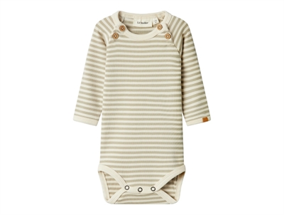 Lil Atelier moss gray striped body